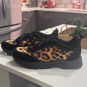 Zara | Leopard Print Women’s Shoes with Black Accents
